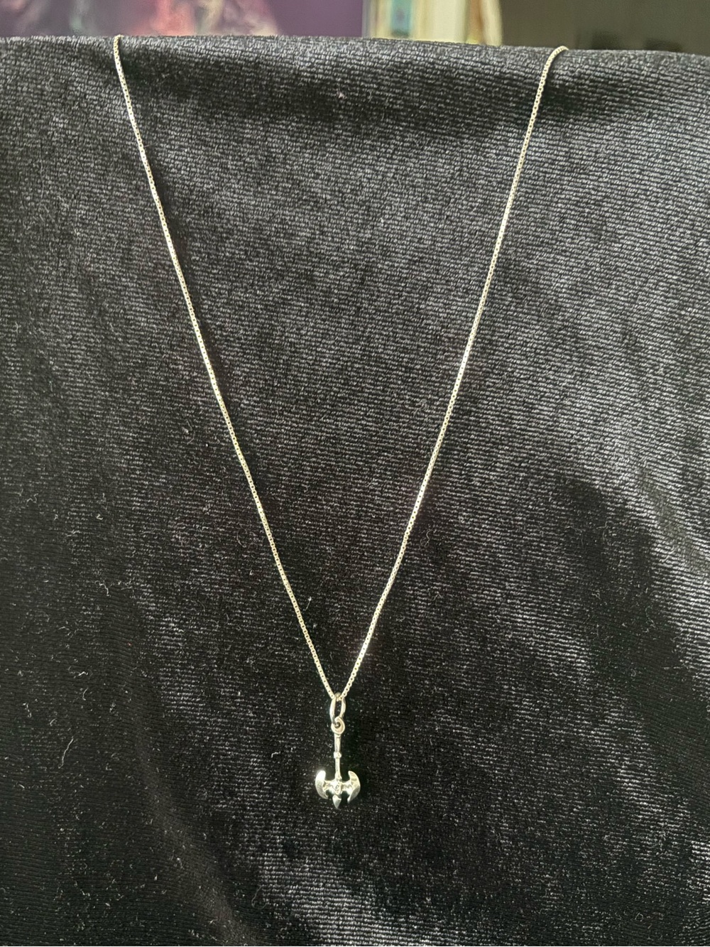 Sterling Silver Labrys Pendant Necklace